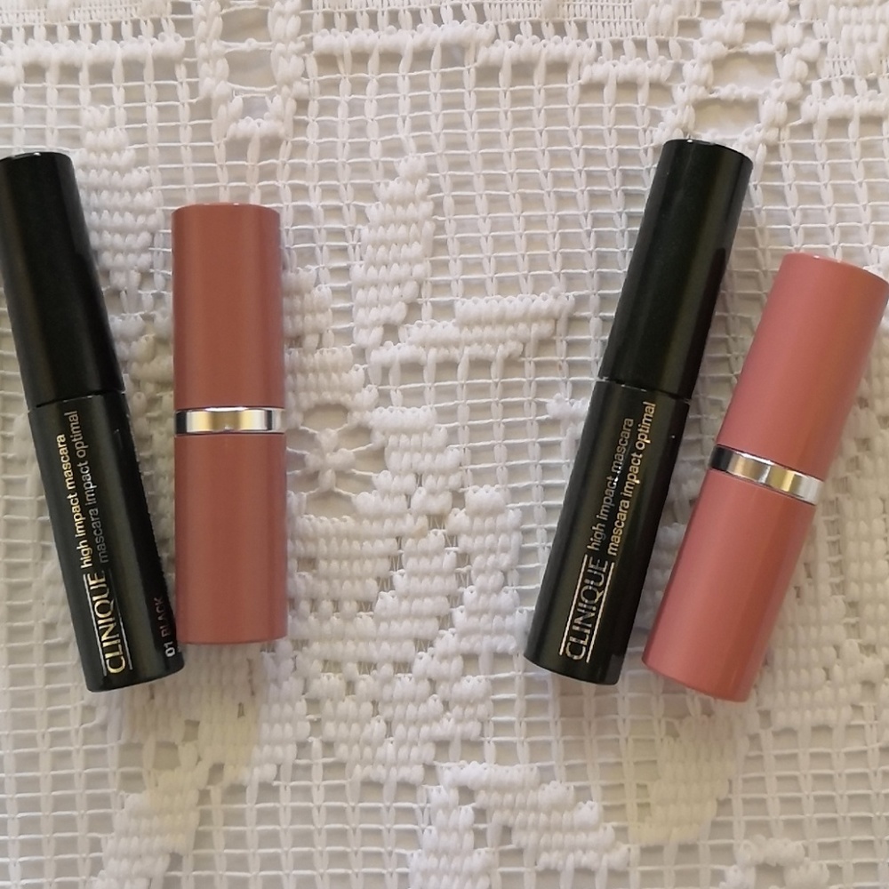 Clinique mascara& lipstick duo